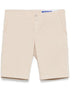 logo-plaque chino shorts